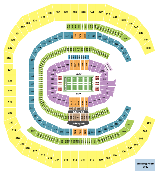 Mercedes-Benz Stadium National Championship Seating Chart